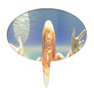 Ghost Sunrise Cake Topper