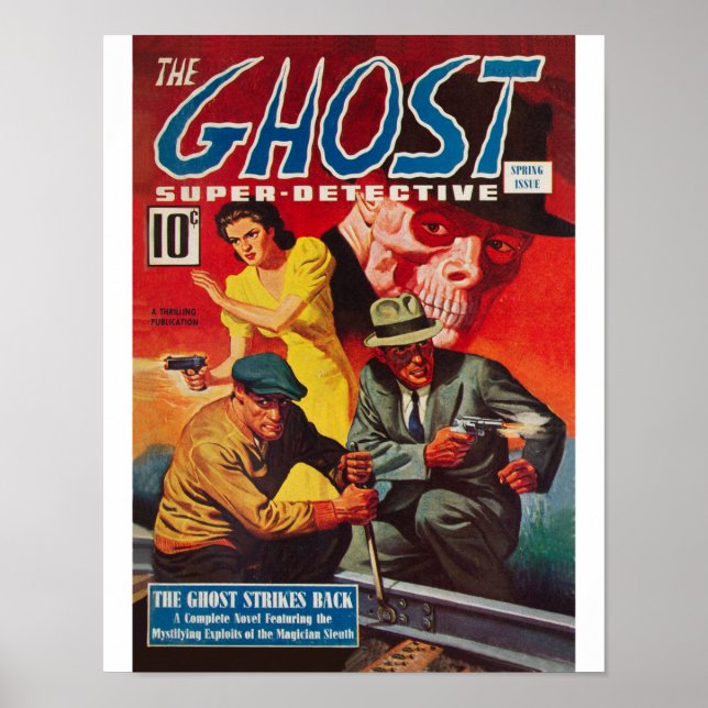 Ghost Super Detective Spring 1940 Poster (Front)