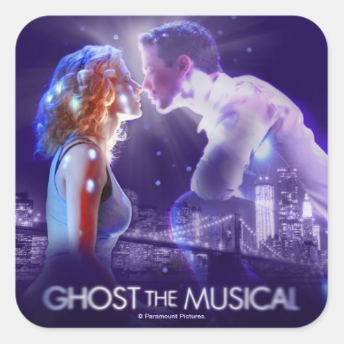 GHOST _ The Musical Logo Square Sticker