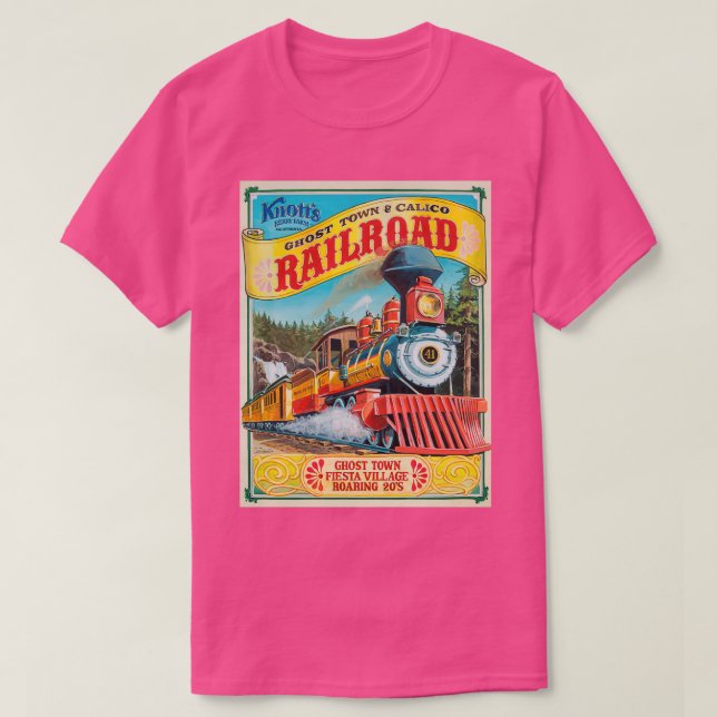 Ghost Town amp Calico Railroad T-Shirt (Design Front)