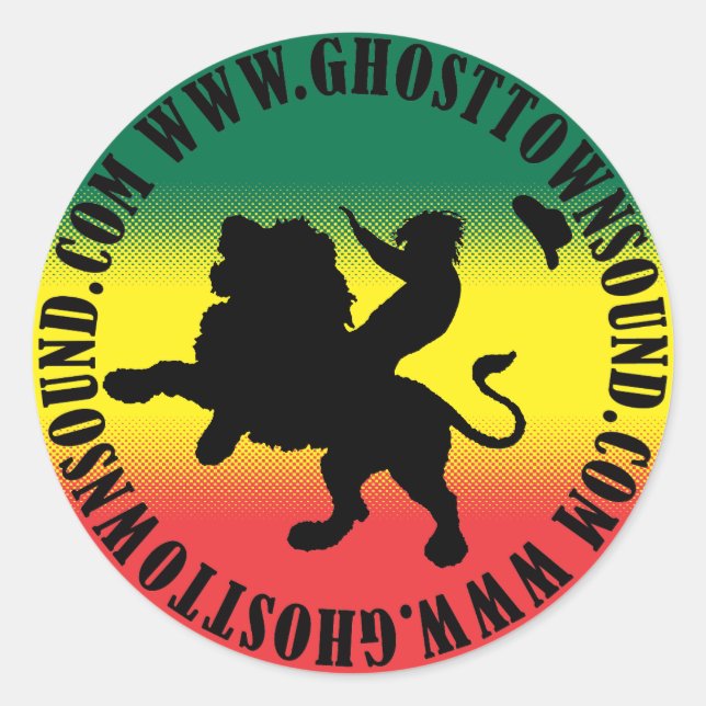 Ghost Town Sound Large Sticker (Front)