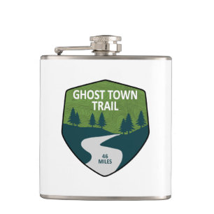 Ghost Town Trail Pennsylvania Flask