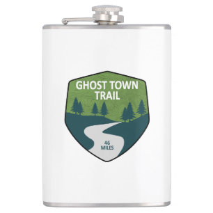 Ghost Town Trail Pennsylvania Flask