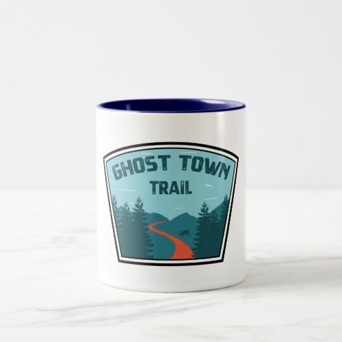 Ghost Town Trail Pennsylvania Two_Tone Coffee Mug