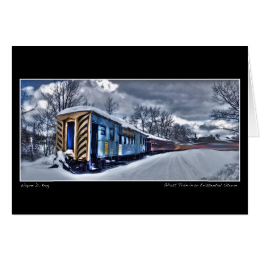 Ghost Train in an Existential Storm Card (Front Horizontal)
