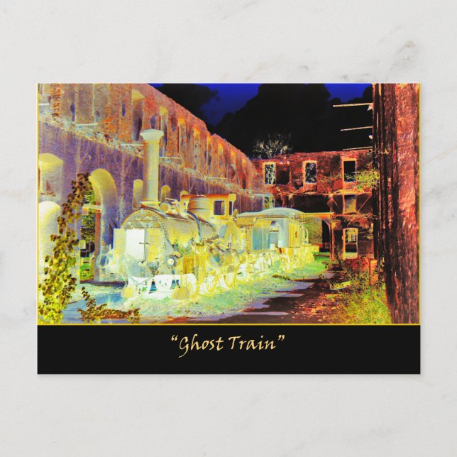 "Ghost Train" Postcards (Front)