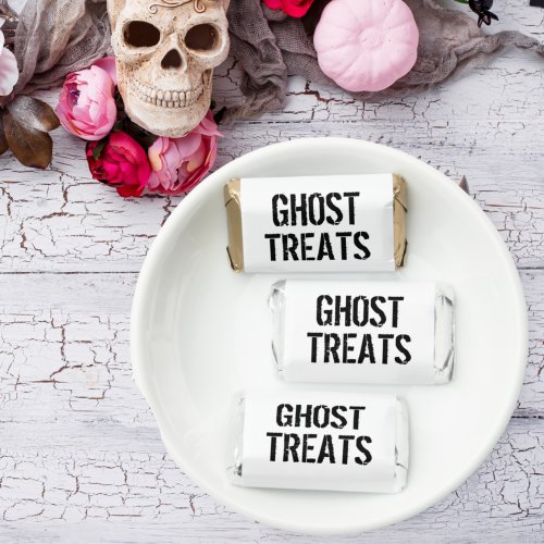 Ghost Treats  Happy Halloween  Hersheys Miniatures