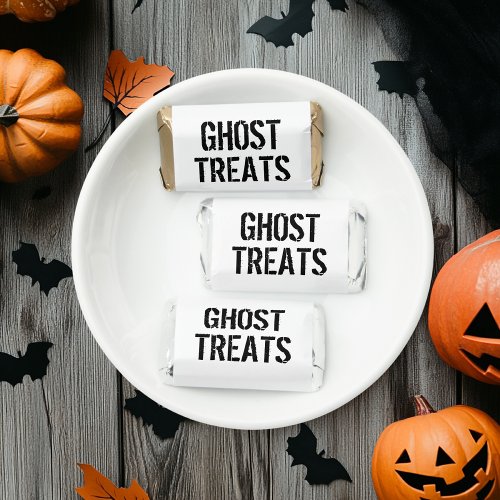 Ghost Treats  Happy Halloween  Hersheys Miniatures