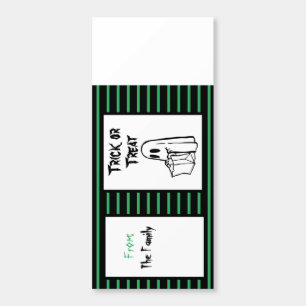 Ghost Trick or Treat Custom Message Halloween Hershey's Miniatures