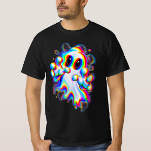 Ghost Trippy Halloween Rave EDM Music Party T-Shirt