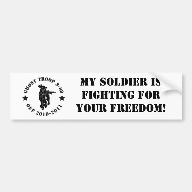 Ghost Troop Bumper Sticker (Front)