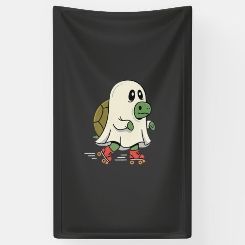 Ghost Turtle Roller Skates Halloween Design_1 Banner