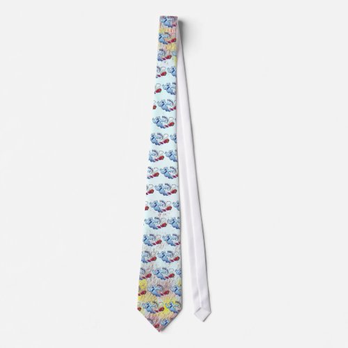 Ghost Vacuum Cleaner Nightmare Neck Tie