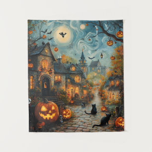 Ghost Village Tapestry
