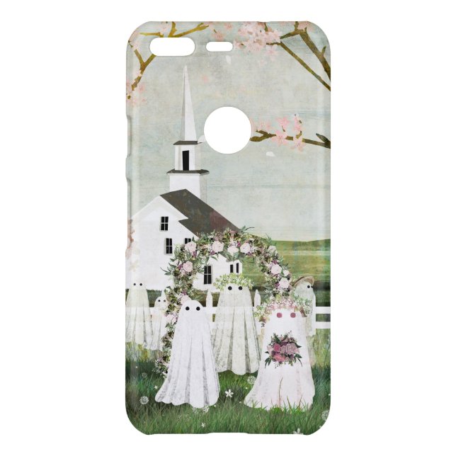 Ghost wedding  uncommon google pixel case (Back)