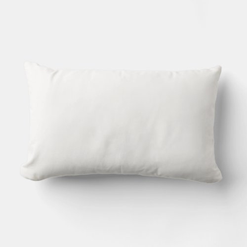 Ghost White Halloween Decor Plain solid color  Lumbar Pillow