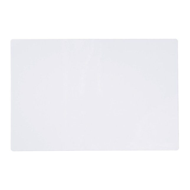 Ghost White Laminated Placemat