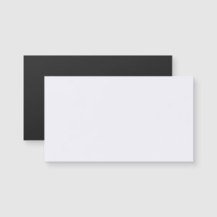 Ghost White Magnetic Business Card
