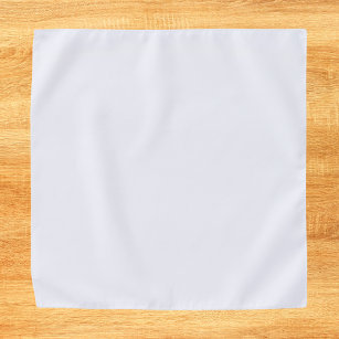 Ghost White Solid Color Bandana