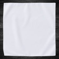 Ghost White Solid Color Bandana