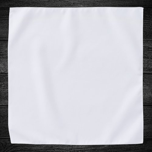 Ghost White Solid Color Bandana