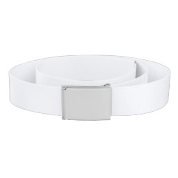 Ghost White Solid Color Belt