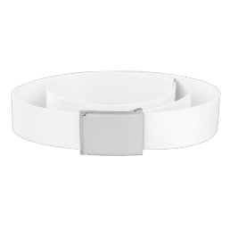 Ghost White Solid Color Belt