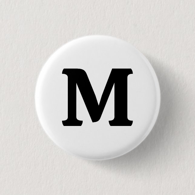 Ghost White Solid Color Button (Front)