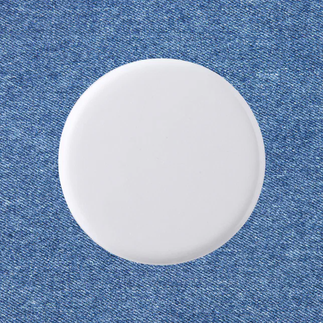 Ghost White Solid Color Button | Zazzle