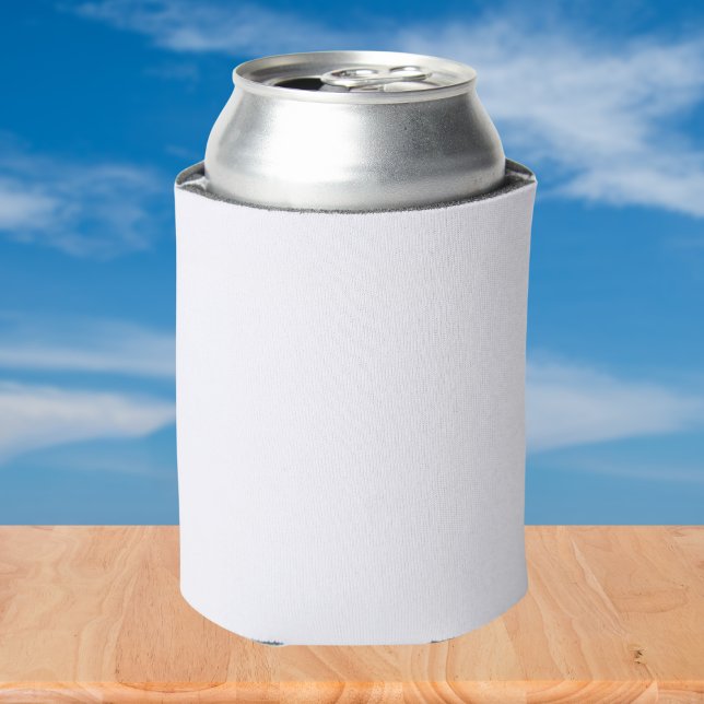 Ghost White Solid Color Can Cooler (Creator Uploaded)