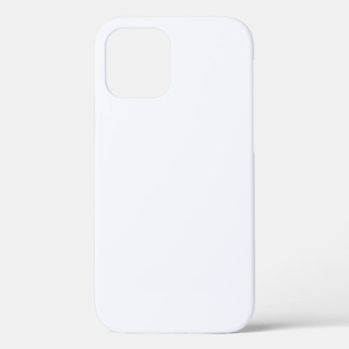 Ghost White Solid Color iPhone 12 Case