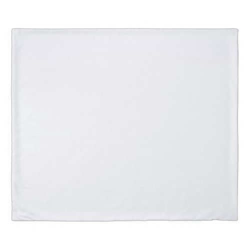 Ghost White Solid Color Duvet Cover