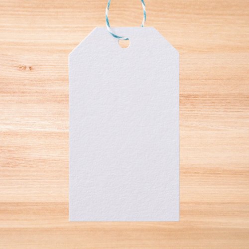 Ghost White Solid Color Gift Tags