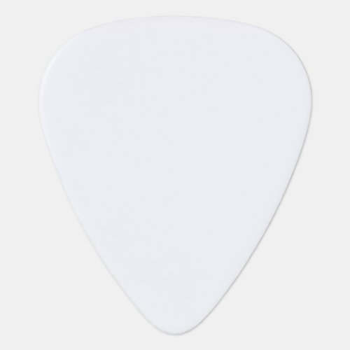 Ghost White Solid Color Guitar Pick
