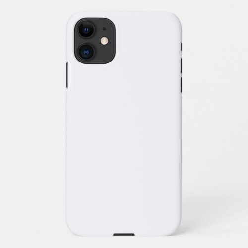 Ghost White Solid Color iPhone 11 Case