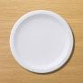 Ghost White Solid Color Paper Plates