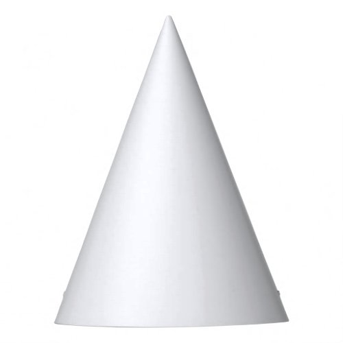 Ghost White Solid Color Party Hat