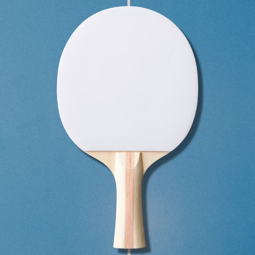 Ghost White Solid Color Ping Pong Paddle