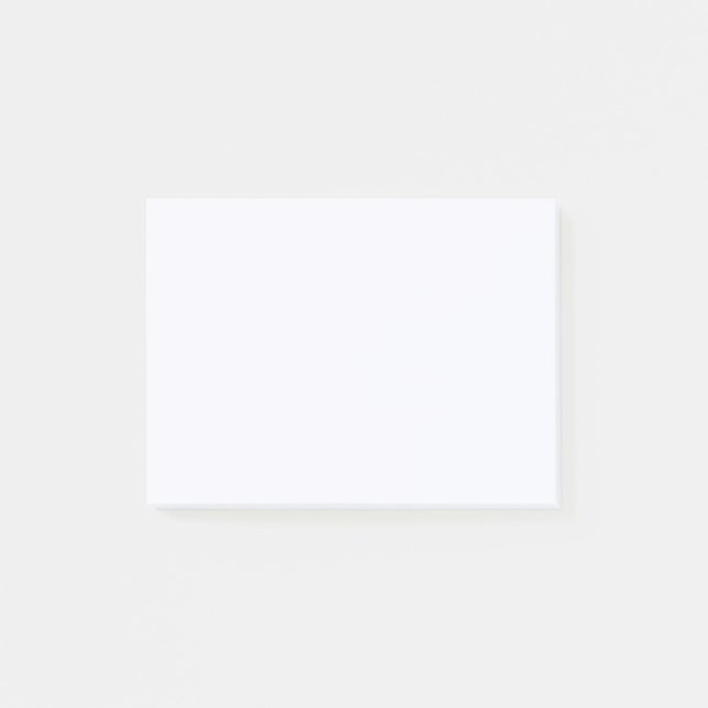 Ghost White Solid Color Post-it Notes (Front)