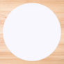 Ghost White Solid Color Round Paper Coaster