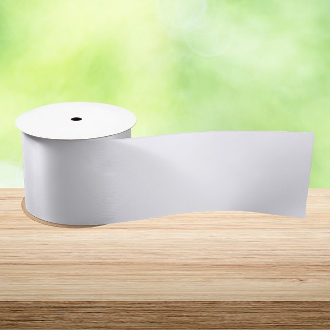 Ghost White Solid Color Satin Ribbon (Creator Uploaded)