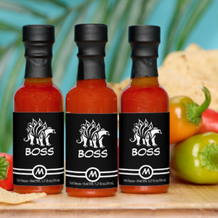Ghost White Stegosaurus Spiked  Dinosaur  Hot Sauces