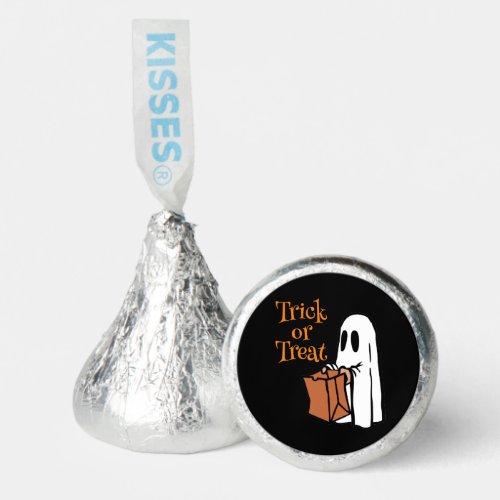 Ghost with Bag Trick or Treat  Hersheys Kisses