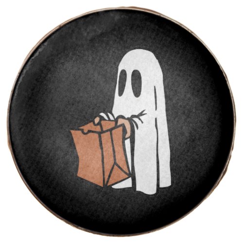 Ghost with Bag Trick or Treating Brownie Chocolate Covered Oreo