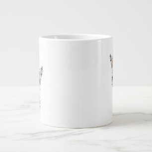Ghost with little butterflies Halloween Giant Coffee Mug