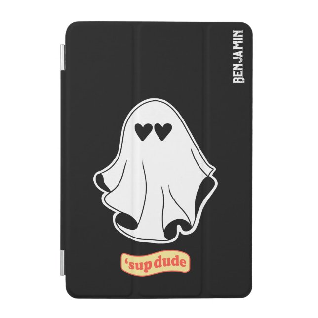 Ghost with Love eyes 'sup dude Customizable iPad Mini Cover (Front)