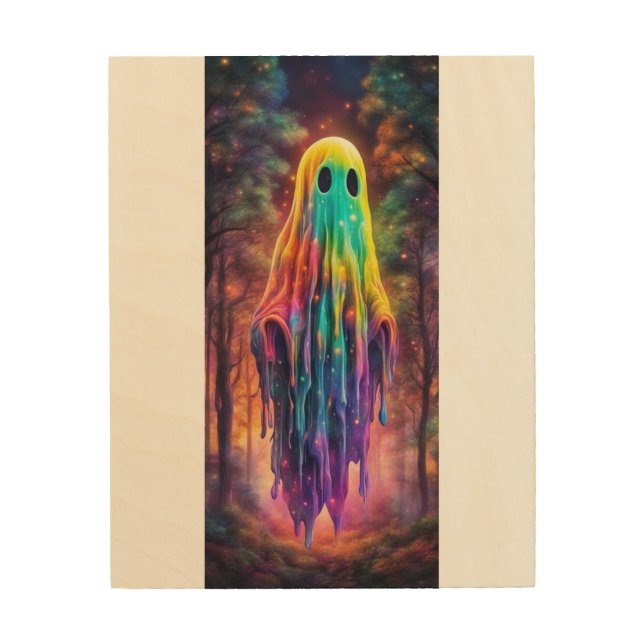 Ghost Wood Wall Art (Front)
