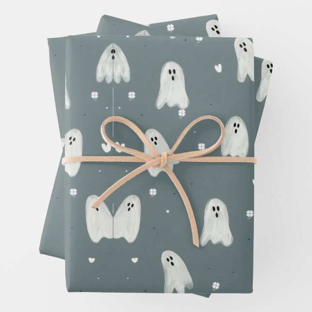 GHOST  WRAPPING PAPER SHEETS (In situ)