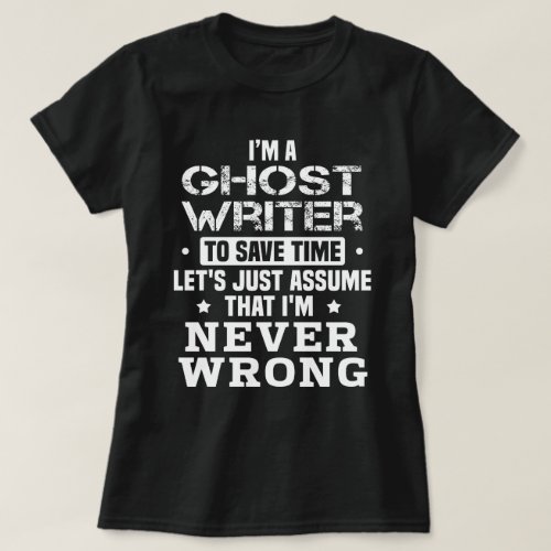 Ghost Writer T_Shirt