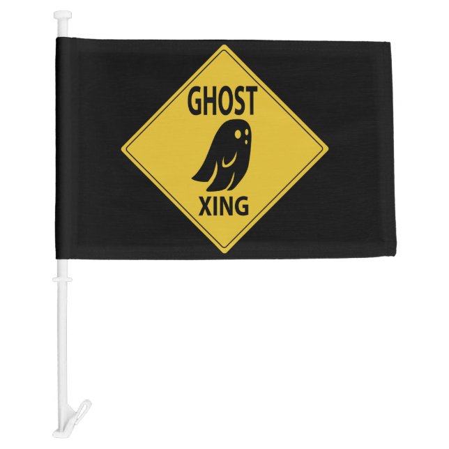 Ghost Xing Car Flag (Front)
